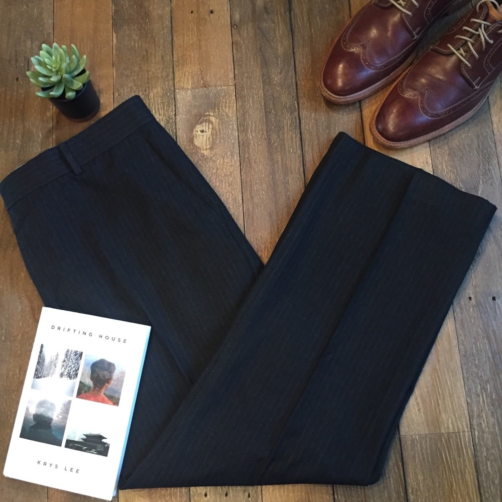 Banana Republic pinstripe tailored trousers